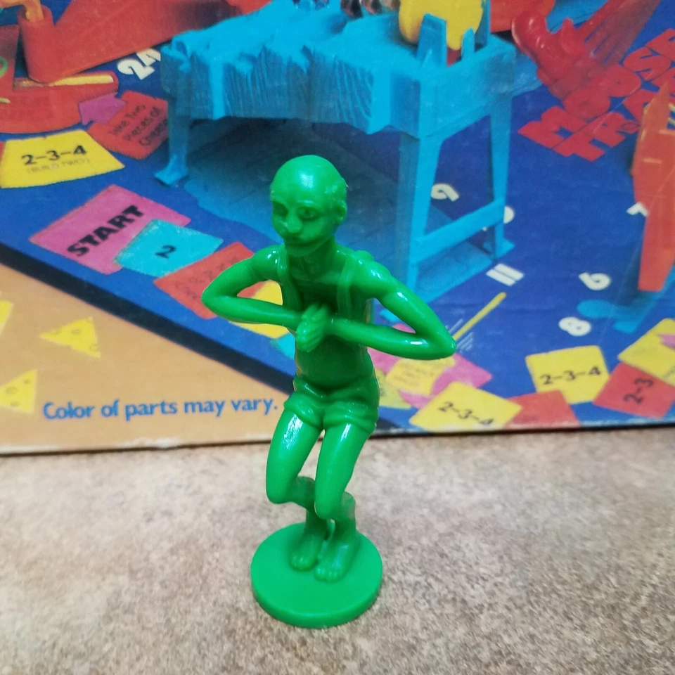 De colección MB Mouse Trap Juego de Mesa 1986 Green Diving Man Figura Repuesto Difícil de Encontrar Foto 2 de 2