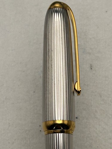 Louis Cartier Palladium Finished Fountain Pen, 18K M Nib-Exc. Condition - Picture 12 of 22