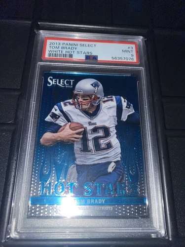 2013 Panini Select White Hot Stars Tom Brady PSA 9 Low Pop