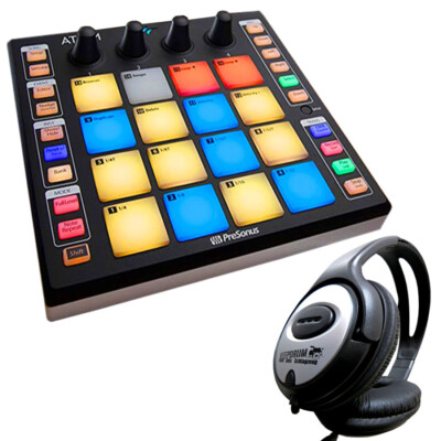 Presonus ATOM  Pad DAW Controller + Kopfhörer
