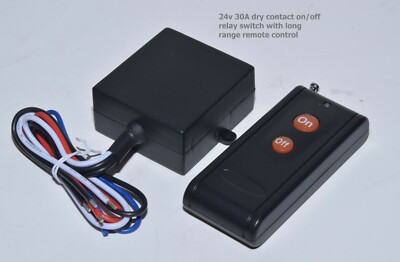 MSD-RX101P 12V 30A Remote Control Switch – Dry Contact, 500ft Range, For DC Devices