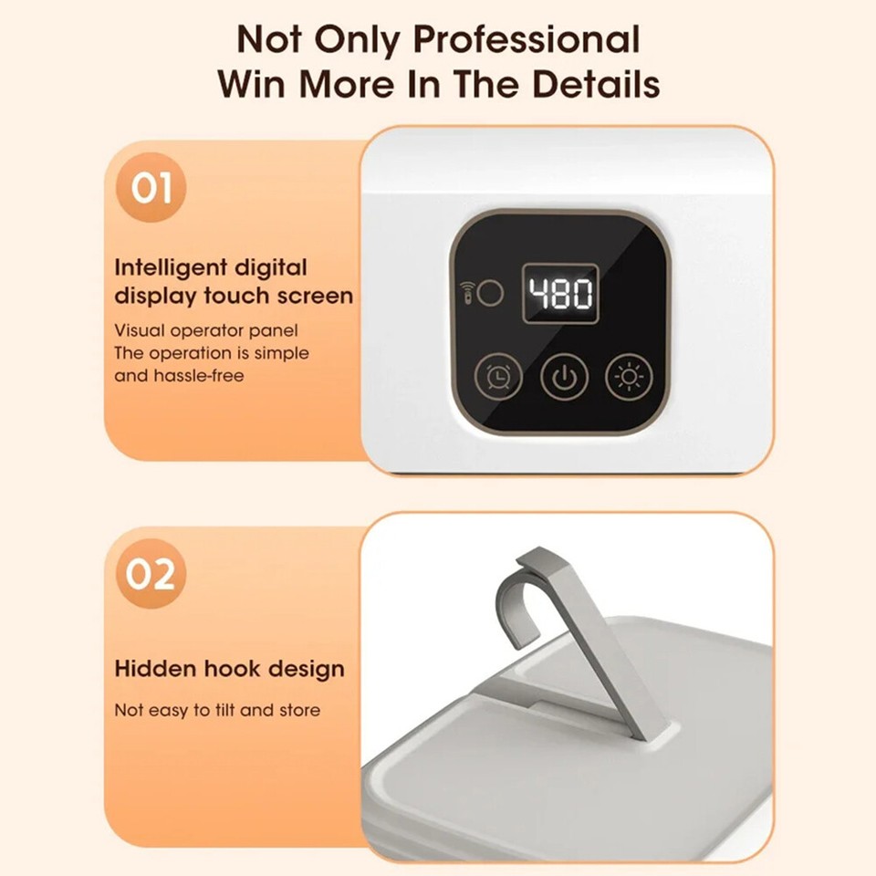 220/110V Folded Electric Cloth Dryer Rack Hang Ultraviolet Dryer