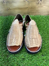 AUTHENTIC MEXICAN HUARACHE SANDALS. MEN'S LEATHER SANDALS. HUARACHES