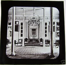 Magic Lantern Slide INDEPENDENCE HALL PHILADELPHIA C1900 USA AMERICA JV