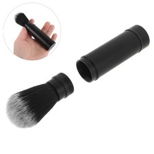 Barbers Nylon Shaving Brush Synthetic Beard Cleaning Tool Fast Rinse