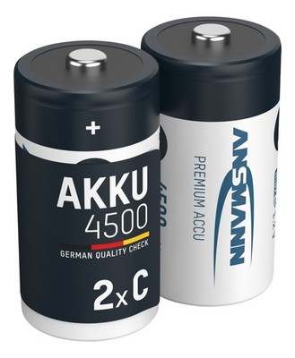 2x ANSMANN NiMH Akku Baby C 4500mAh maxE HR14 5035352
