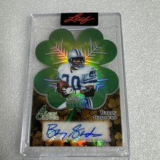 2026 Leaf Metal St Patricks Day Barry Sanders Auto 4 Leaf Clover 1/1