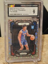 2023-24 Panini Prizm Ausar Thompson Fast Break Prizm Rookie #178 CGC Mint 9 RC