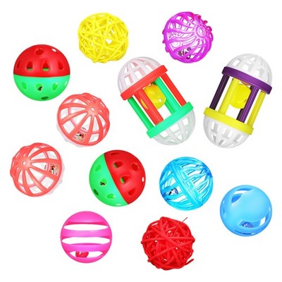 12 Pcs Vogel Spielzeugball Kleinkind Papageienkauspielzeug Für Vögel