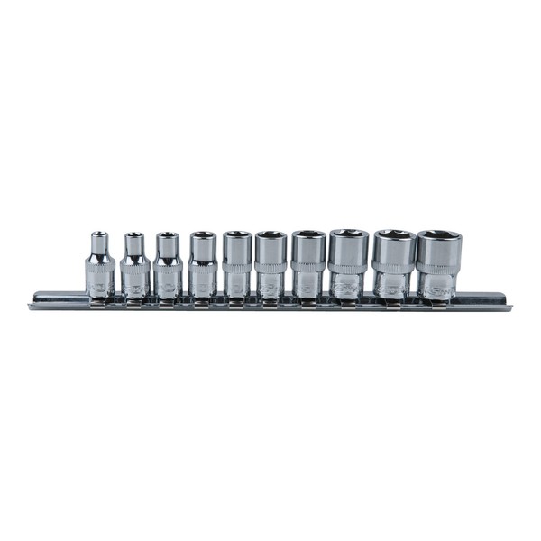 "Ks Tools 1/4\" Chromeplus Sechskant-Stecknuss-Satz 10-Teilig 4-13Mm"-image