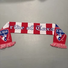 FC Dallas Scarf Pride of Texas Ruffneck MLS Soccer Fan Knit 