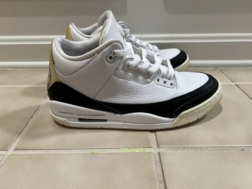 Talla 10.5 - Jordan 3 Retro SP x Diseño Fragmento Blanco Medio 2020 Foto 4 de 4