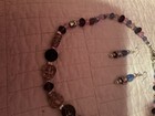 Artist Hypo Lamp-work Flowers, Variety Facet crystal necklace set — photo 8