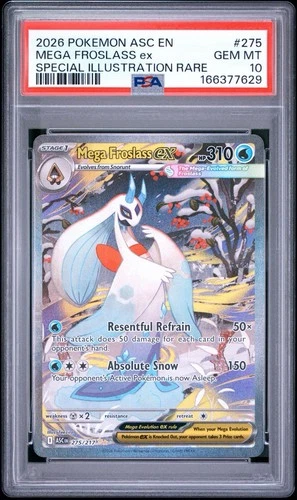 Mega Froslass Ex #275 Ascended Heroes Psa 10! 💎
