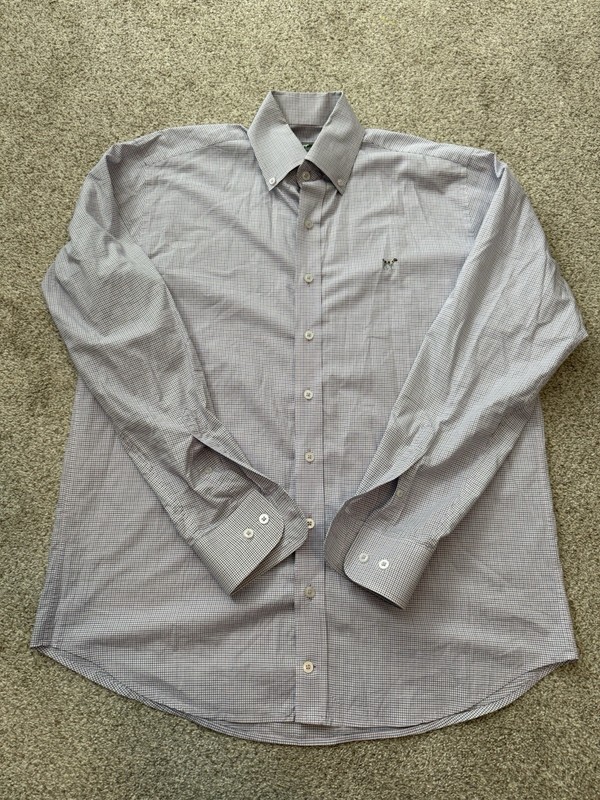 Southern Point Co. The Hadley Shirt Mens Small Long Sleeve Button Up Check Shirt