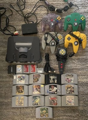 Nintendo 64 Lot Of 13 N64 Games & Console Bundle. Clay Fighter Sculptor s Cut