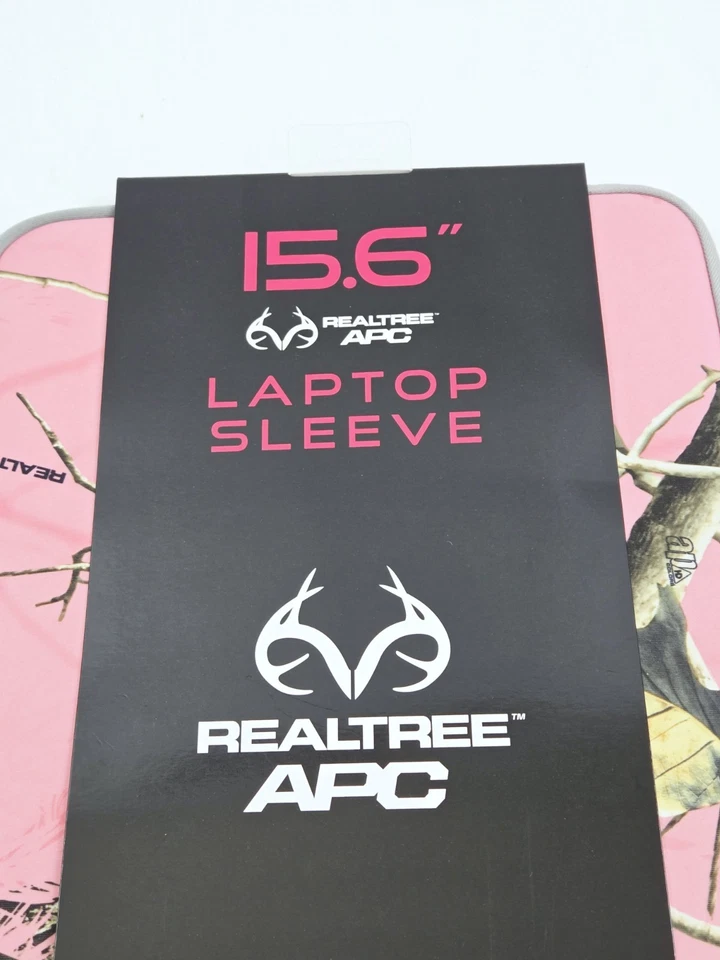 Funda acolchada para portátil Realtree APC rosa camuflaje 15,6" nueva con etiquetas Foto 2 de 4