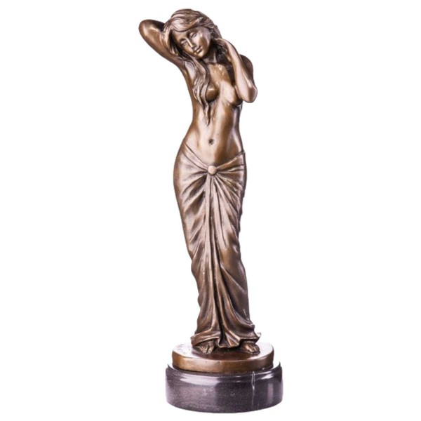Skulptur Figur Bronzeskulptur Bronzefigur Bronze Akt Weiblicher #64001-image