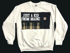 CFC Wear Carhartt Pocket M Upcycled Heavyweight Sweatshirt Just A Kid From Maine