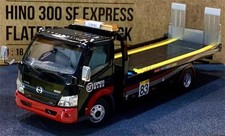 for TINY for Hino 300 for SF Express Flatbed Trailer 1:18 Truck Pre-built Model