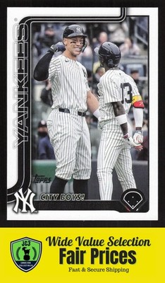 2025 Topps Update Aaron Judge / Jazz Chisholm Jr. #US85 New York Yankees