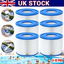 Image of 2-12PCS Bestway Lazy Lay-Z-Spa Filters VI Cartridge, Hot Tub Spa Swimming Pool