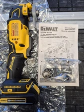 New DEWALT DCS356 20V MAX XR Brushless Oscillating Tool and a Free used Battery 