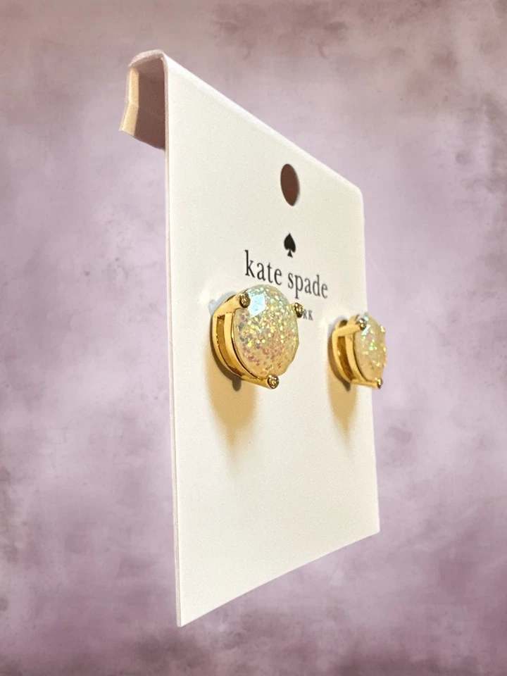Pendientes Kate Spade New York Rise and Shine imitación ópalo brillo nuevos con etiquetas Foto 3 de 3