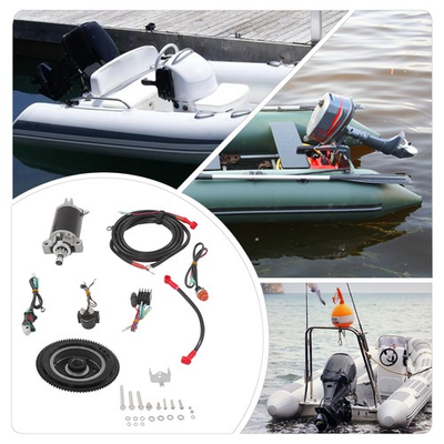 #ad Yamaha Electric Start Kit Yamaha 2 Stroke 40PS Outboard Electric Start Kit NEW $280.98