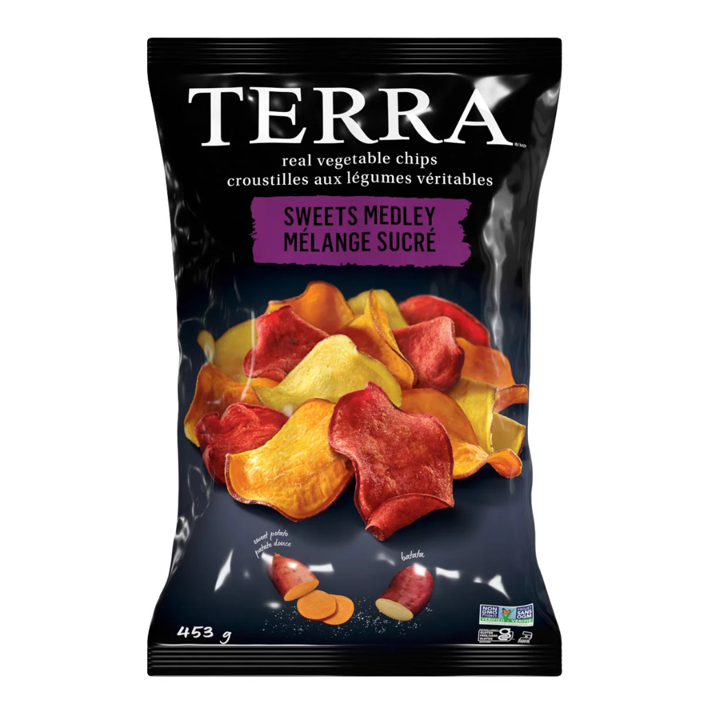 Terra Real Vegetable Chips, Sweets Medley, 453 g, 4pk.