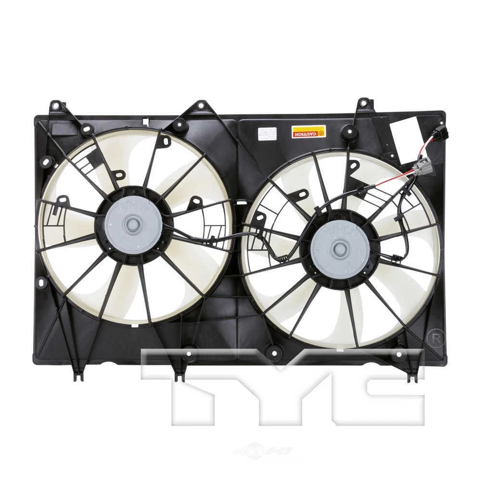 Ventilador de radiador y condensador doble para Toyota Highlander TYC 2008-2013 Foto 2 de 3