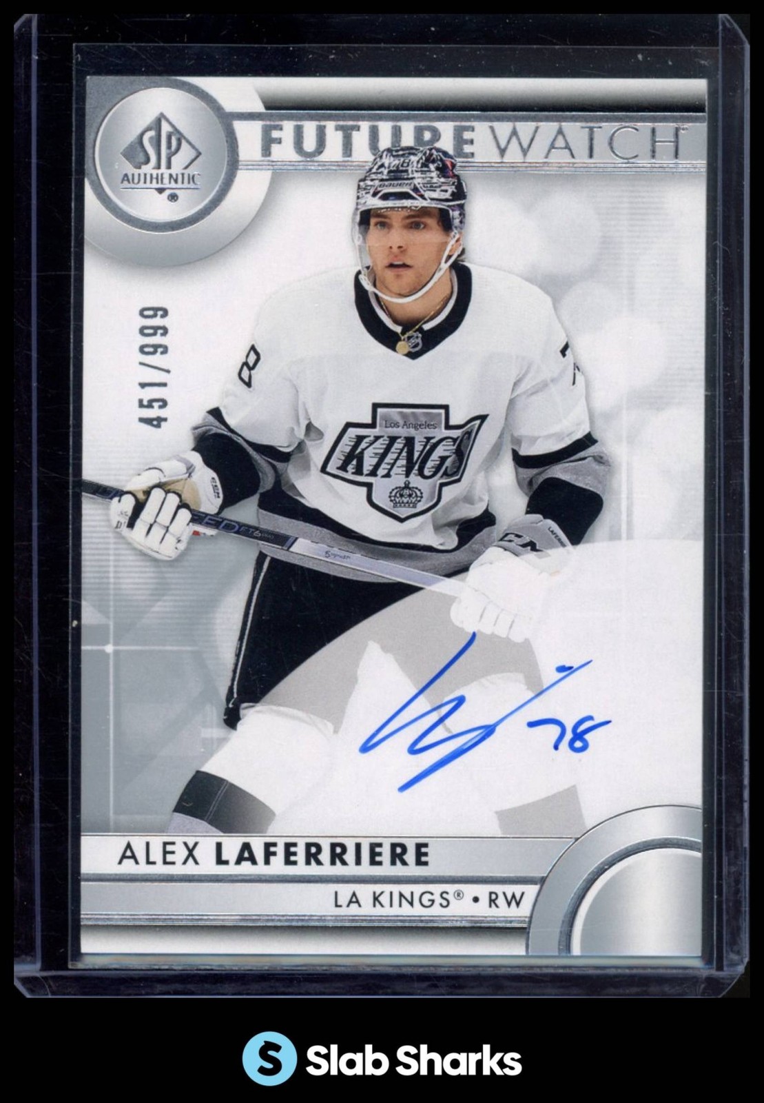 2023 SP AUTHENTIC #181 ALEX LAFERRIERE AUTO RC FUTURE WATCH ROOKIE /999