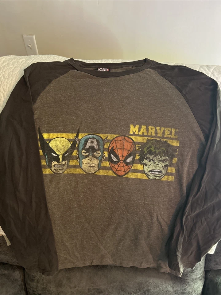 Marvels Avengers Long Sleeve Shirt Size M - Image 1 of 1