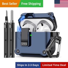 Airpods 4 Case with Cleaner Kit with Active Noise Cancellation Cases