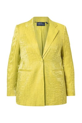 Ulla Popken Damen große Größen Crash Blazer Struktur Reverskragen Langarm 830767