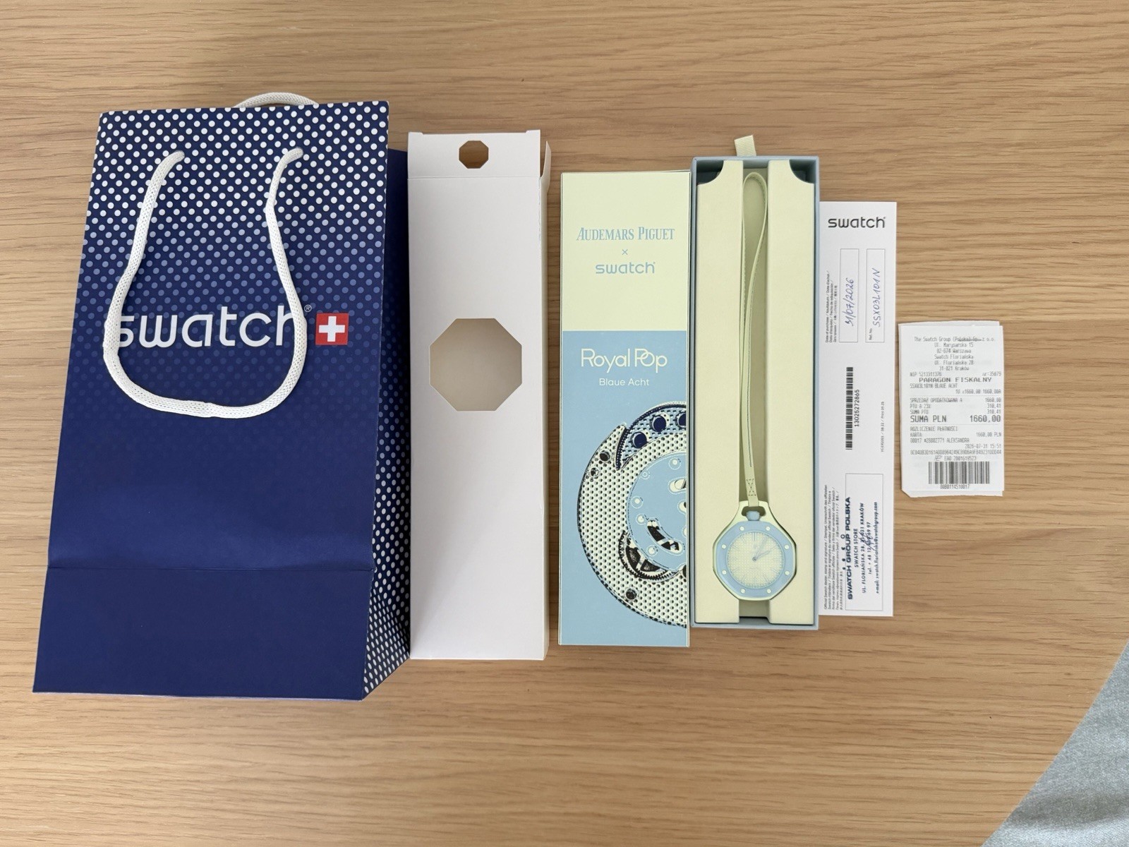 Swatch x Audemars Piguet AP- Royal Pop Blaue Acht - SSX03L101N