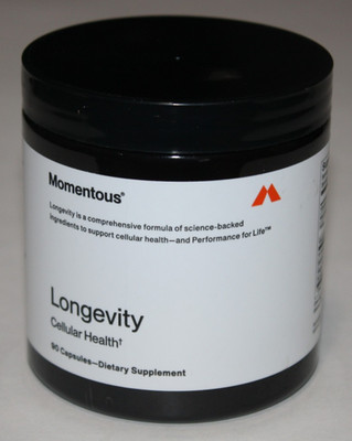 Momentous Longevity Cellular Health 90 Capsules Exp 04/27 NEW
