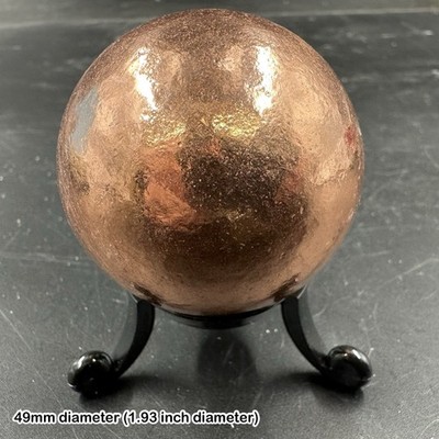 Kupfer Kugel Kugel 50-65 mm natürliches einheimisches Metall Mineral Utah USA | Original