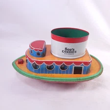 See's Candies S S Sweets Boat Advertising Tug Boat Vintage READ