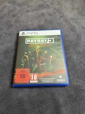 Payday 3 Sony PlayStation 5  ps5.                                     
