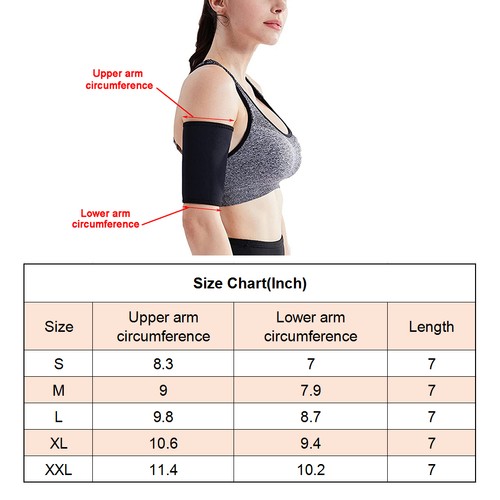 Hot Arm Trimmers 1 Pair Weight Loss Arm Wraps Neoprene For Home - Picture 2 of 8