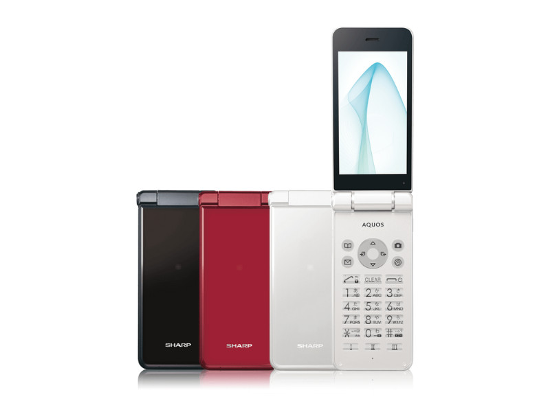 Sharp 501SH Aquos Keitai – Téléphone à Clapet Android Débloqué, Japon, 3.4 Pouces
