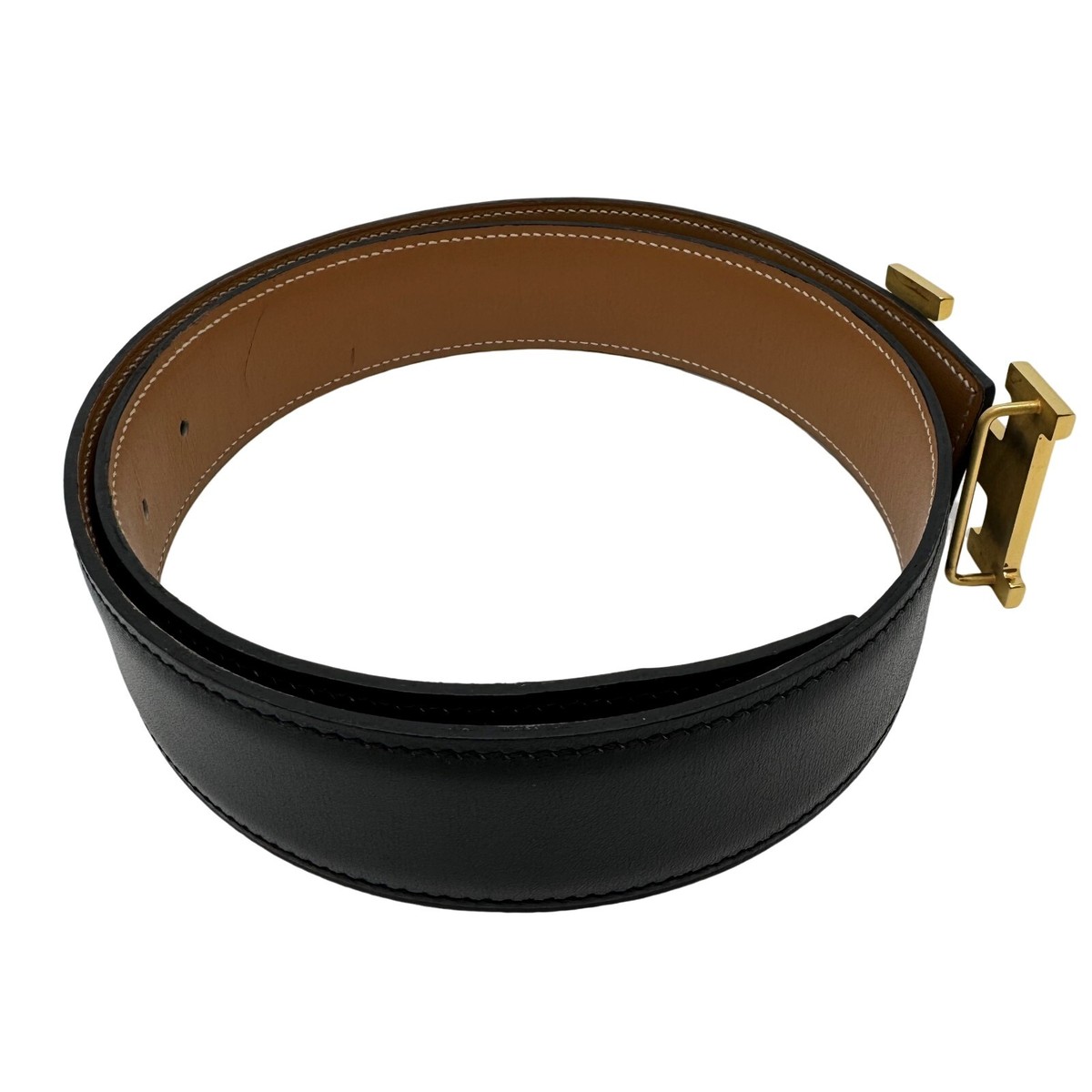 アクセサリー Hermes Belt & Buckle Authentic HERMES Constance H Buckle Belt 70 Circle In Y