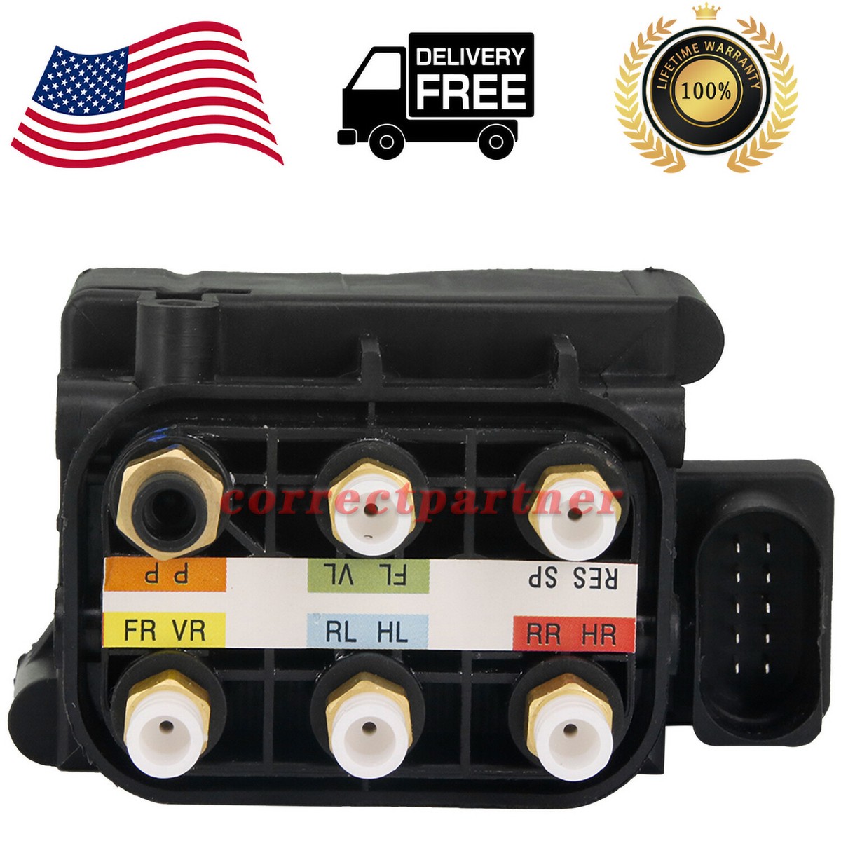 Air Suspension Solenoid Valve Block Compatible With Mercedes-Benz CL550 GL450 S550 GLE ML-Class - View #6