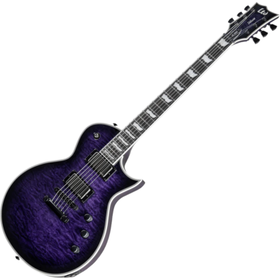 ESP LTD EC-1000 QM See Thru Purple Sunburst – LEC1000QMSTPSB | eBay