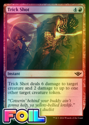 x1 Trick Shot OTJ MTG 151 FOIL COMMON M/NM 1x