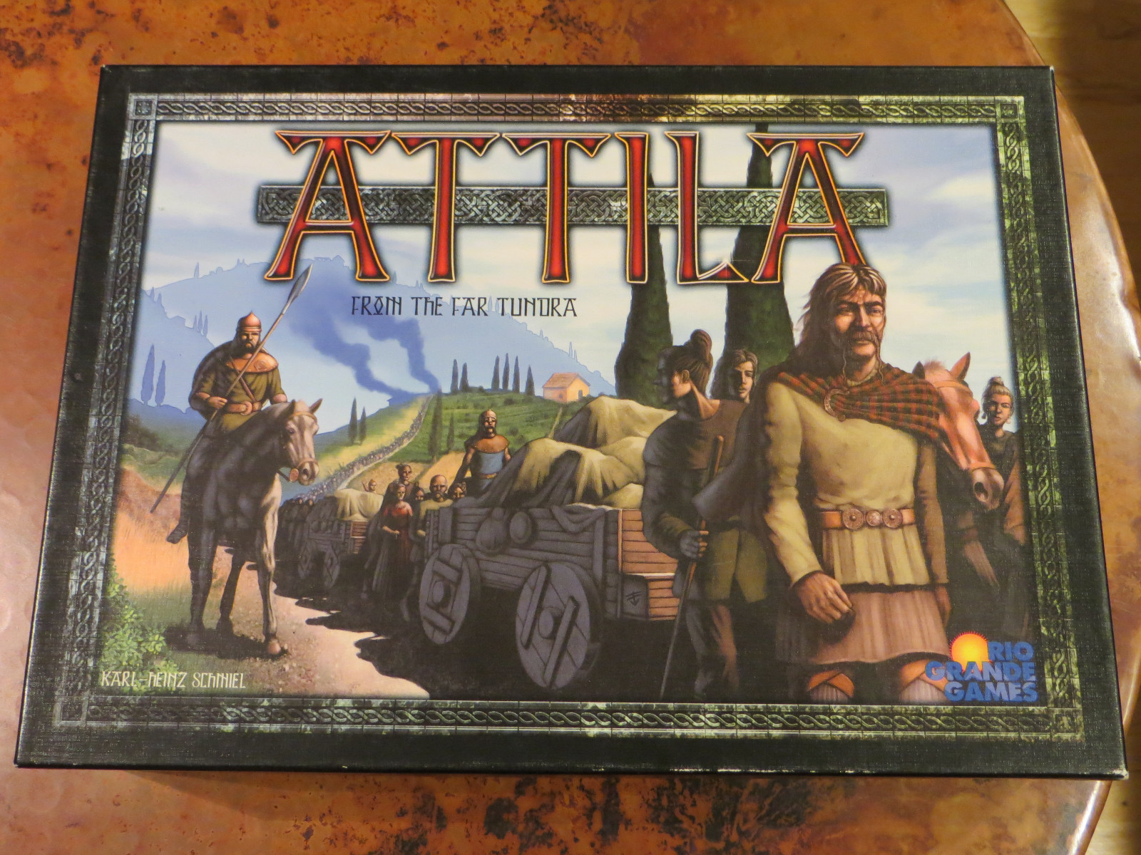 Attila From the Far Tundra Board Game Rio Grande Games Very Rare