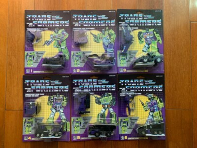 Transform G1 Orange Yellow White Black carded devastator rare MISB