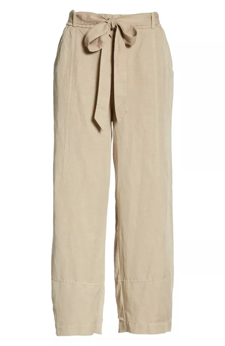 Eileen fisher tencel linen lantern best sale pants