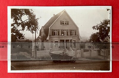 Privat Foto AK WEIMAR in Thüringen um 1913 Wohnhaus Villa auf Anhöhe    ( 138946